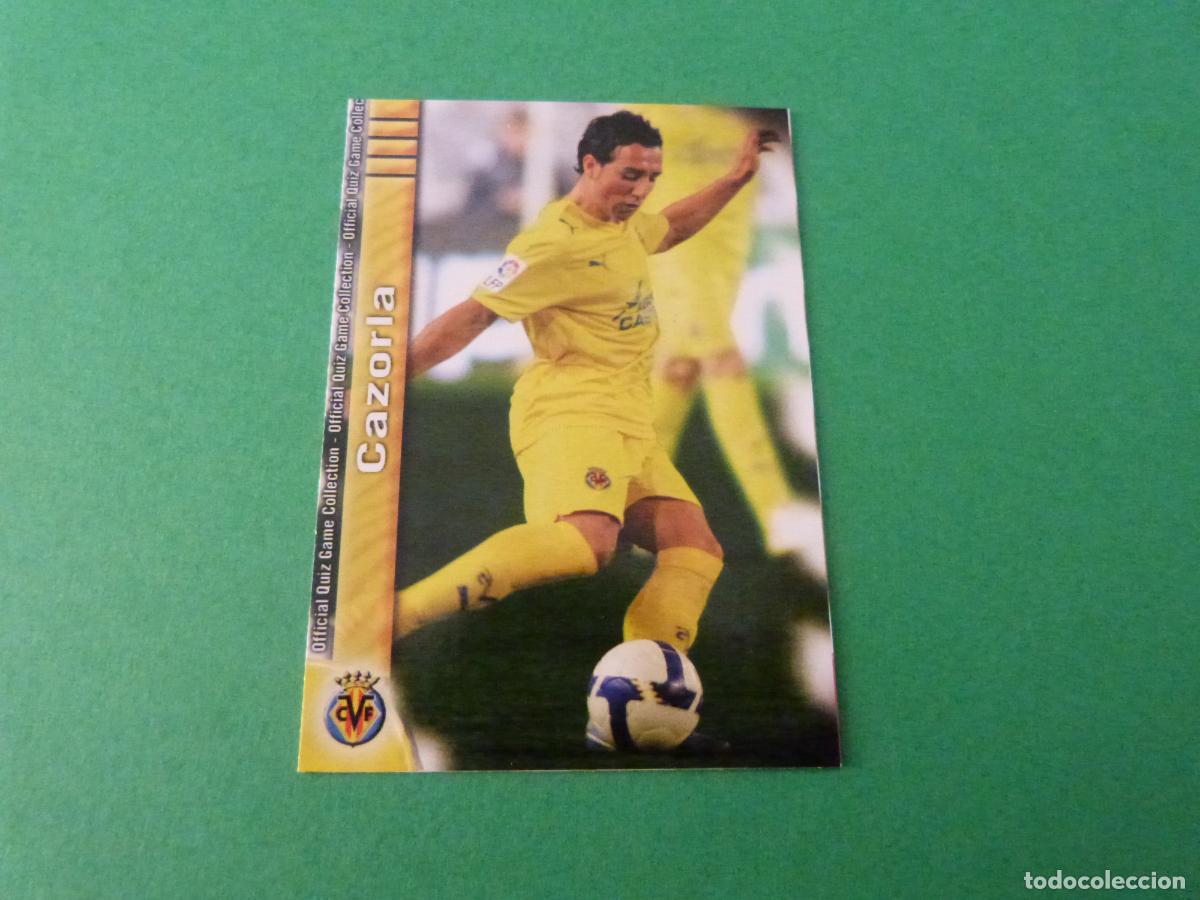 Fu&szlig;ball-Sticker: TRADING CARD FUTBOL CAZORLA VILLARREAL C.F. N&ordm; 122 FICHAS LIGA MUNDICROMO 2009-2010/09-10