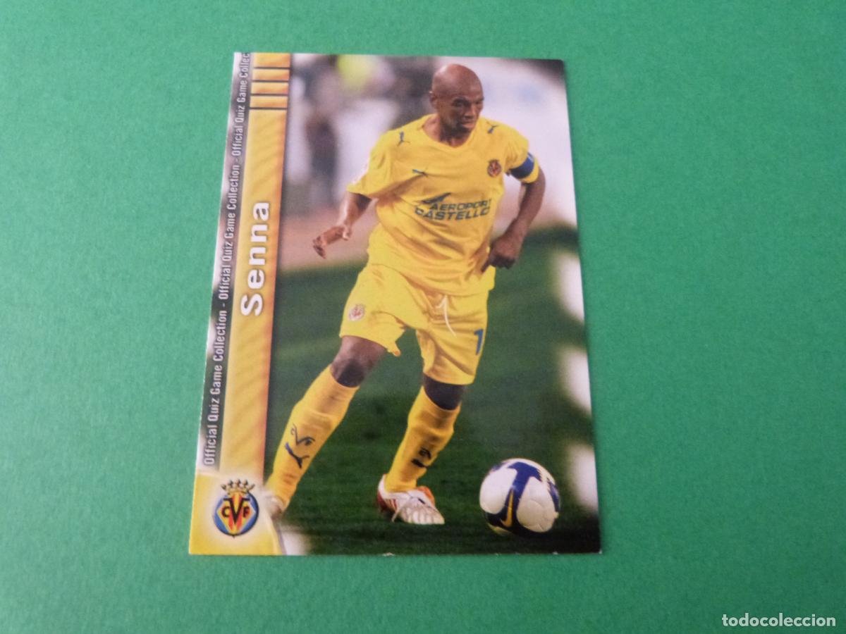 Football Stickers: TRADING CARD FUTBOL SENNA VILLARREAL C.F. N&ordm; 124 FICHAS LIGA MUNDICROMO 2009-2010/09-10