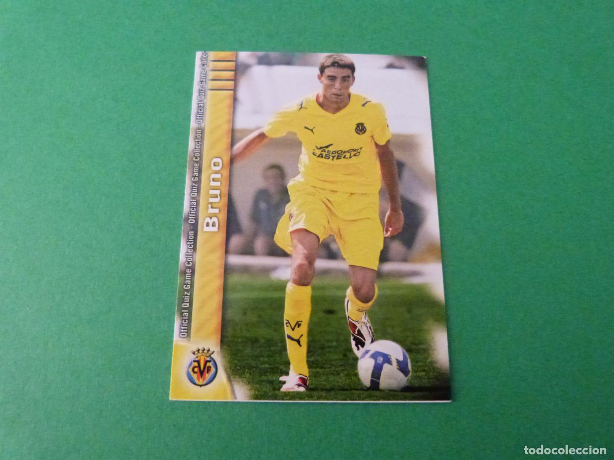 Cromos de f&uacute;tbol: TRADING CARD FUTBOL BRUNO VILLARREAL C.F. N&ordm; 125 FICHAS LIGA MUNDICROMO 2009-2010/09-10