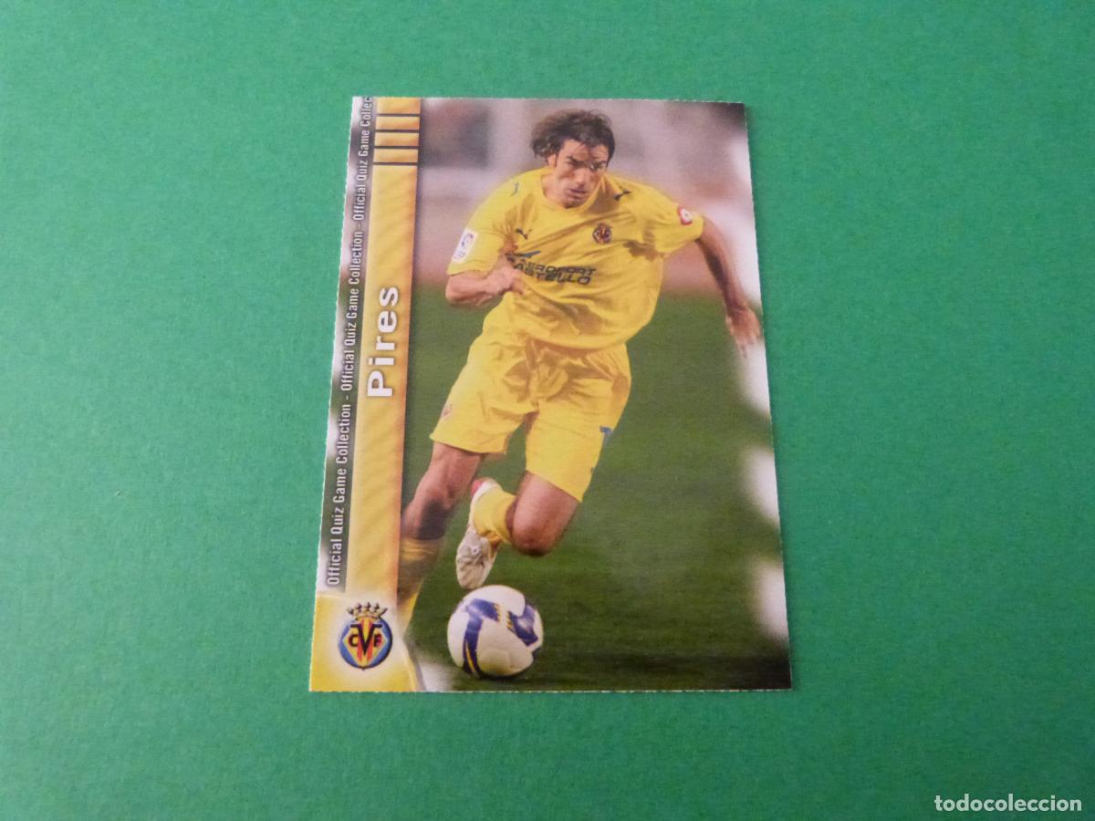 Cromos de f&uacute;tbol: TRADING CARD FUTBOL PIRES VILLARREAL C.F. N&ordm; 127 FICHAS LIGA MUNDICROMO 2009-2010/09-10