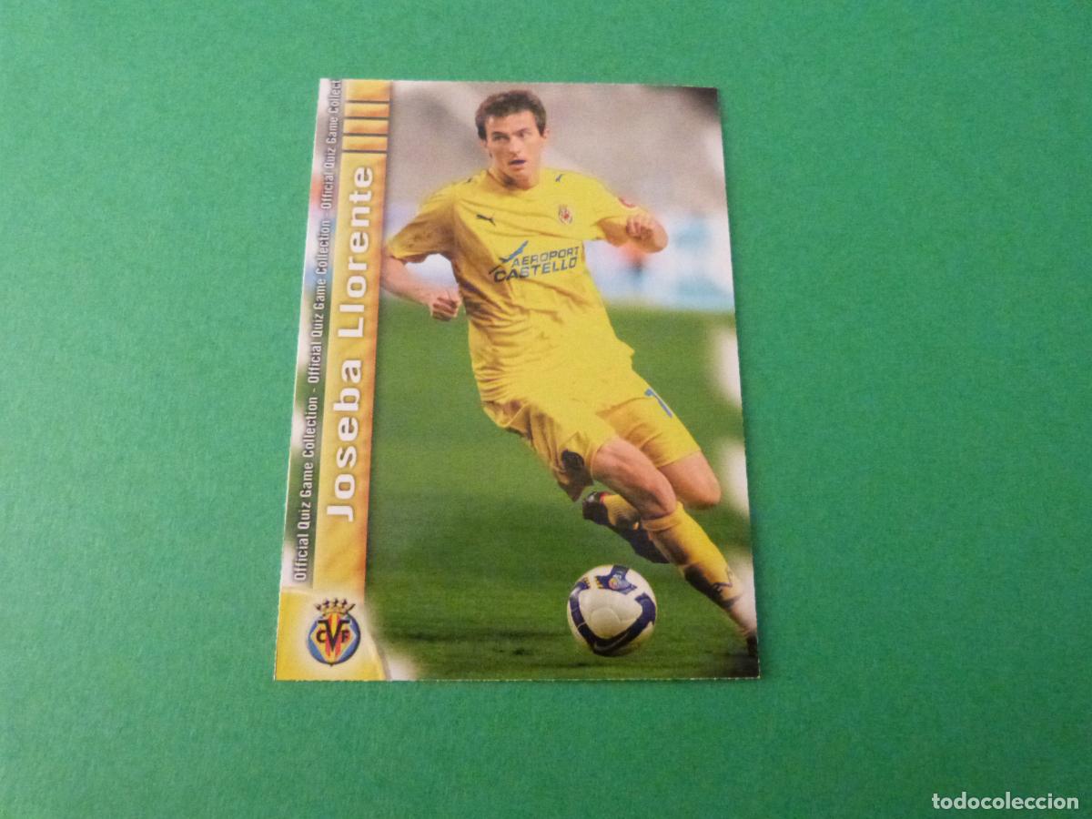 Cromos de f&uacute;tbol: TRADING CARD FUTBOL LLORENTE VILLARREAL C.F. N&ordm; 129 FICHAS LIGA MUNDICROMO 2009-2010/09-10