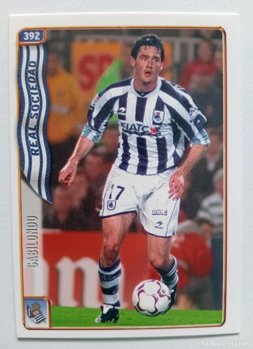 Fu&szlig;ball-Sticker: CROMO FUTBOL REAL SOCIEDAD MUNDI CROMO 2004-2005: GABILONDO