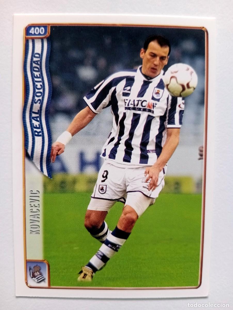Football Stickers: CROMO FUTBOL REAL SOCIEDAD MUNDI CROMO 2004-2005: KOVACEVIC