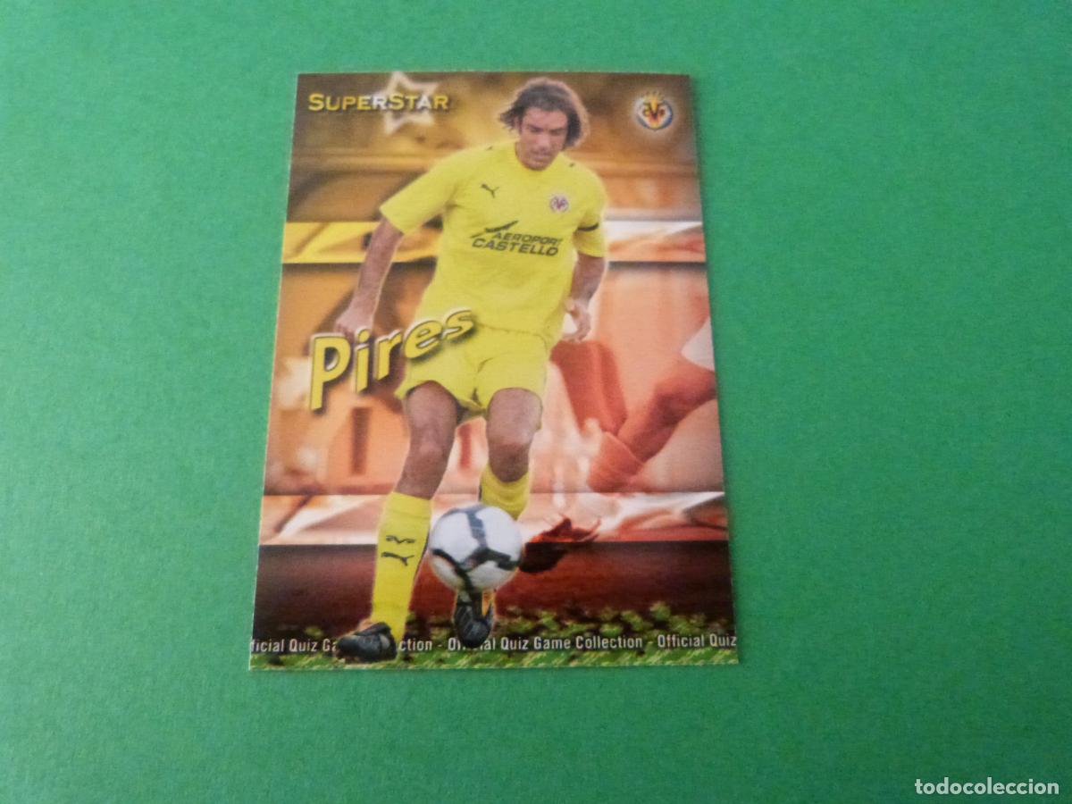 Figurine di Calcio: TRADING CARD FUTBOL PIRES VILLARREAL C.F. N&ordm; 131 FICHAS LIGA MUNDICROMO 2009-2010/09-10