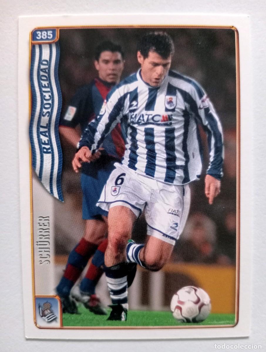 Figurine di Calcio: CROMO FUTBOL REAL SOCIEDAD MUNDI CROMO 2004-2005: SCHURRER