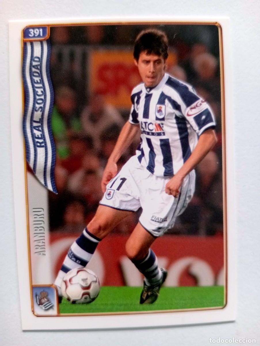 Figurine di Calcio: CROMO FUTBOL REAL SOCIEDAD MUNDI CROMO 2004-2005: ARAMBURU