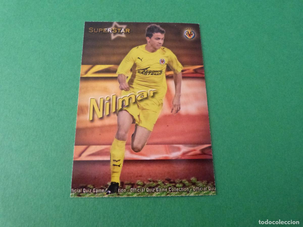Figurine di Calcio: TRADING CARD FUTBOL NILMAR VILLARREAL C.F. N&ordm; 132 FICHAS LIGA MUNDICROMO 2009-2010/09-10