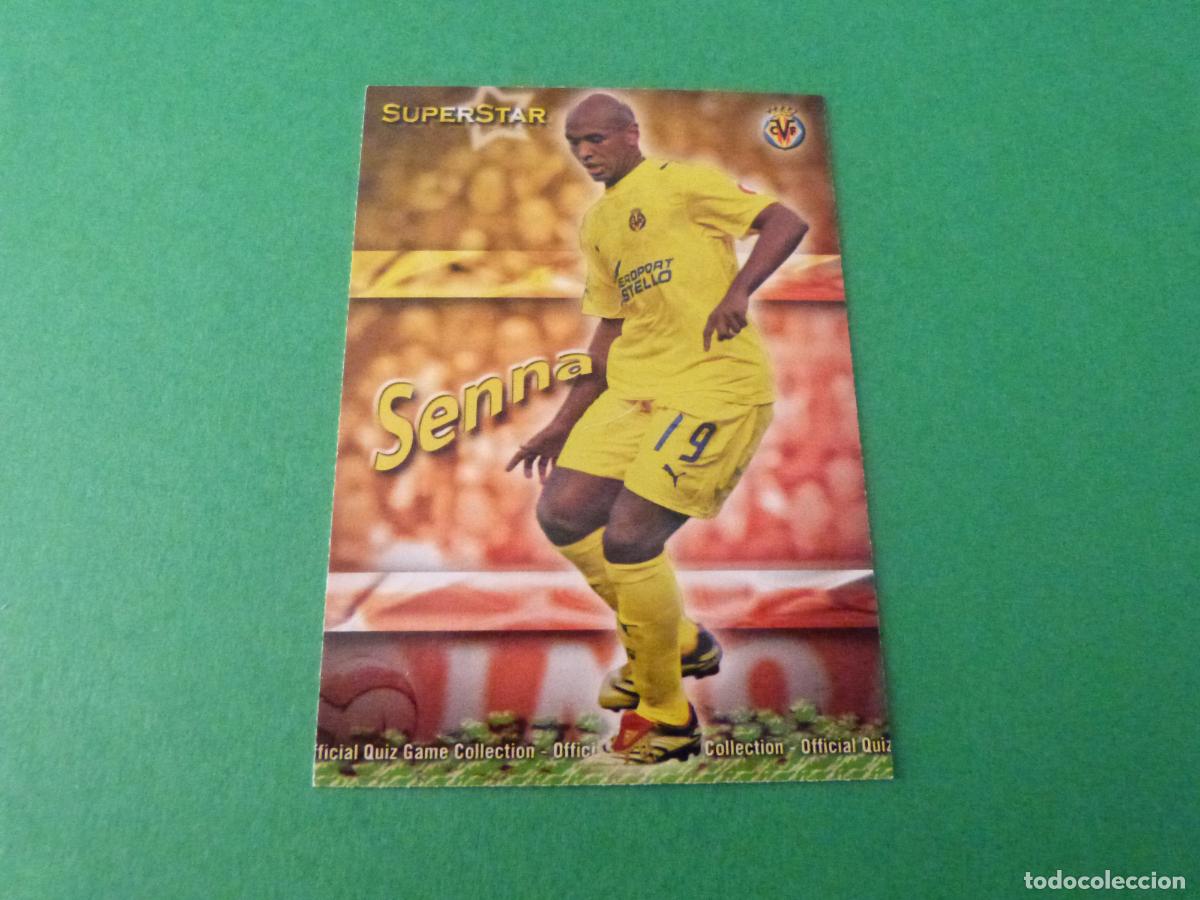 Cromos de f&uacute;tbol: TRADING CARD FUTBOL SENNA VILLARREAL C.F. N&ordm; 133 FICHAS LIGA MUNDICROMO 2009-2010/09-10