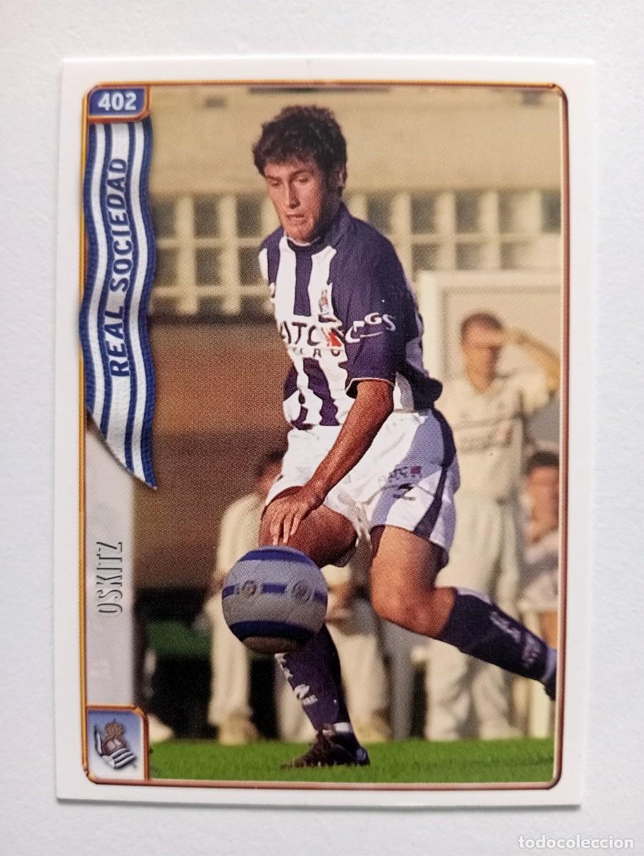 Cromos de f&uacute;tbol: CROMO FUTBOL REAL SOCIEDAD MUNDI CROMO 2004-2005: OSKITZ