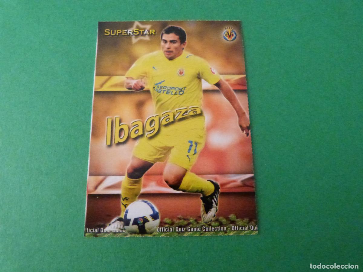 Cromos de f&uacute;tbol: TRADING CARD FUTBOL IBAGAZA VILLARREAL C.F. N&ordm; 134 FICHAS LIGA MUNDICROMO 2009-2010/09-10