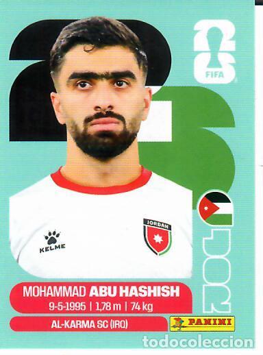 Cromos de Futebol: CROMO PANINI MUNDIAL WORLD CUP 2026 - JOR4 JOR 4 - ABU HASHISH - JORDANIA