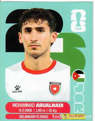 Cromos de Futebol: CROMO PANINI MUNDIAL WORLD CUP 2026 - JOR8 JOR 8 - ABUALNADI - JORDANIA