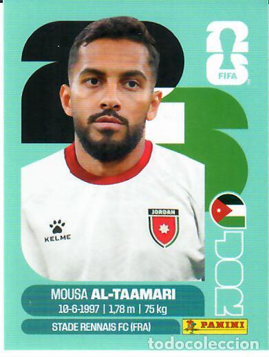 Cromos de f&uacute;tbol: CROMO PANINI MUNDIAL WORLD CUP 2026 - JOR15 JOR 15 - AL-TAAMARI - JORDANIA