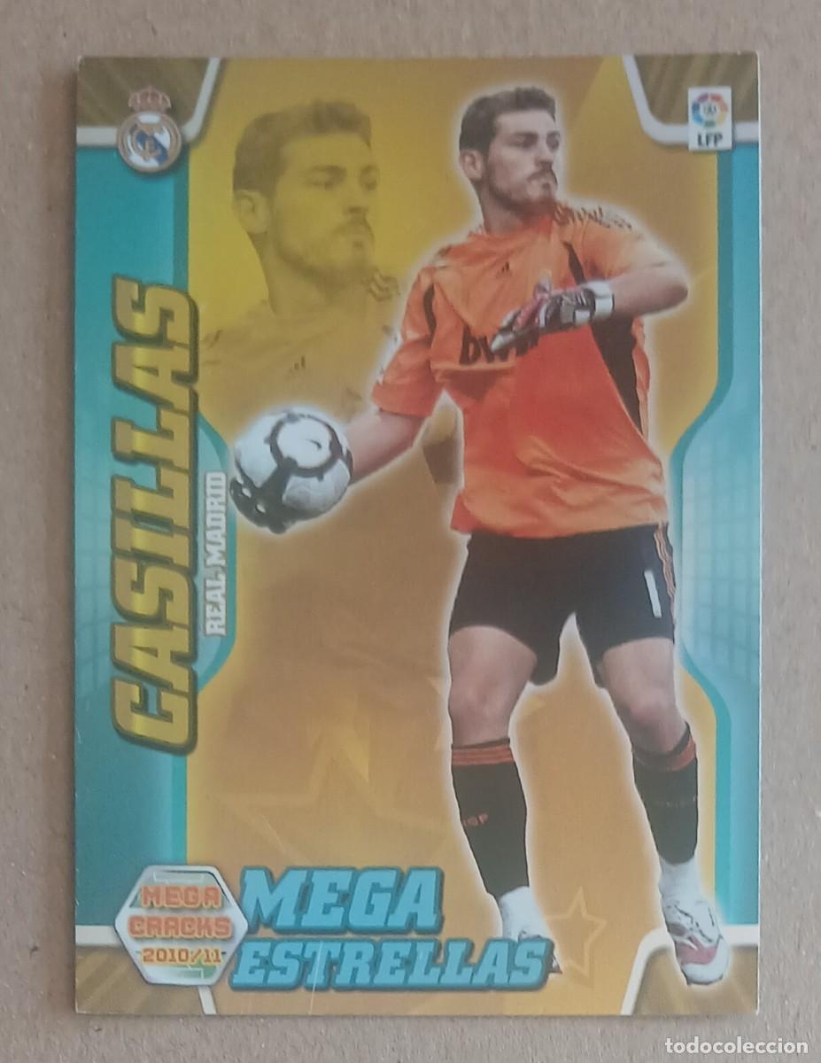 Cromos de f&uacute;tbol: CROMO n&ordm; 361 CASILLAS REAL MADRID MEGA ESTRELLAS MEGACRACKS 2010-2011 DE PANINI. Nuevo de sobre.