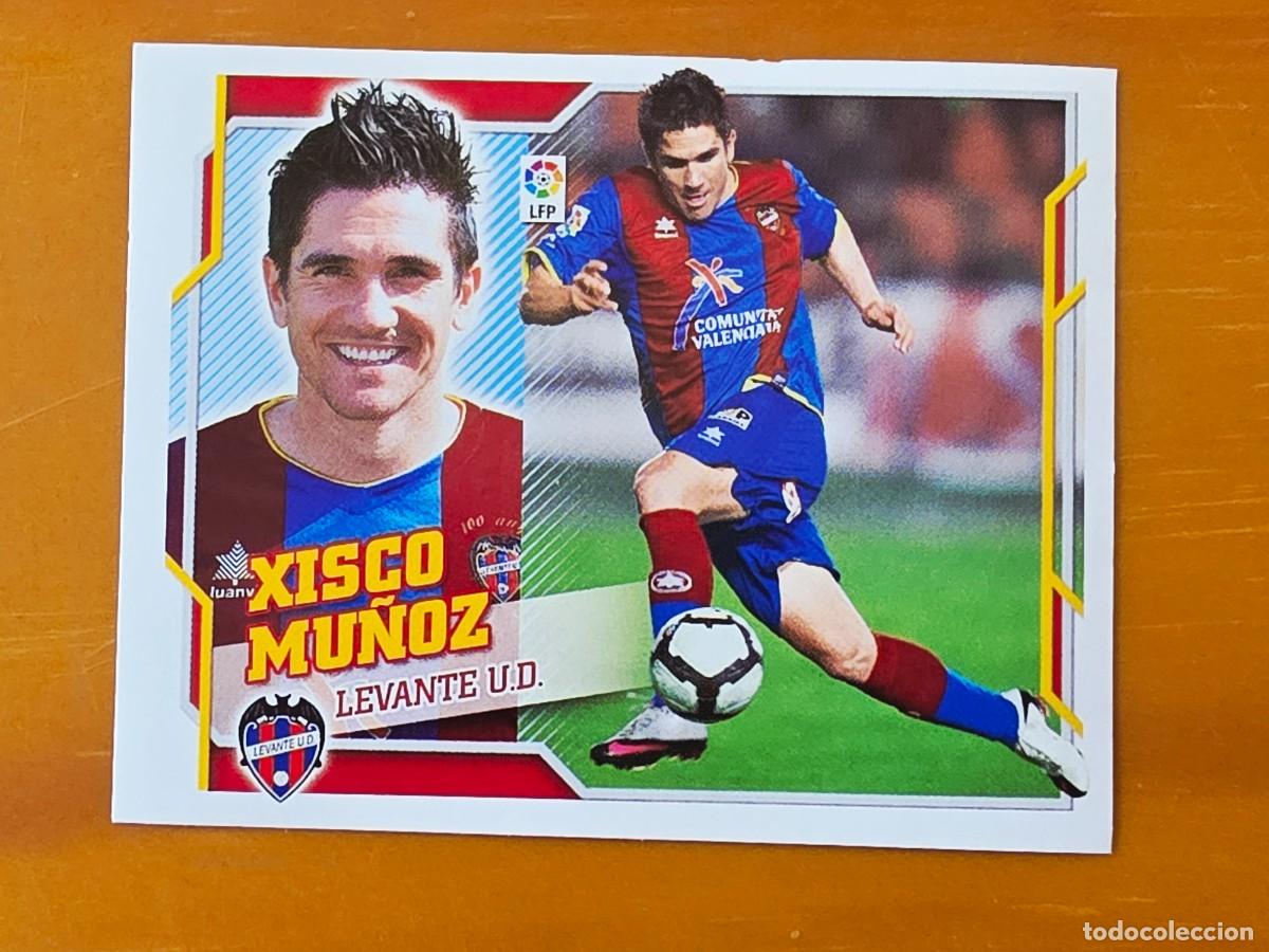 Cromos de f&uacute;tbol: 10 B Xisco Mu&ntilde;oz, Levante UD, Panini Ediciones Liga Este 2010 2011 10 11