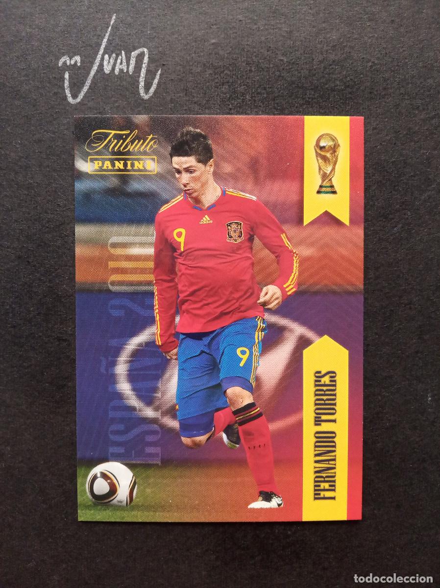 Cromos de f&uacute;tbol: N&ordm; 9 FERNANDO TORRES ESPA&Ntilde;A ATLETICO MADRID ⚽ PANINI &reg; TRIBUTO SELECCION ESPA&Ntilde;OLA 2026 MUNDIAL 2010