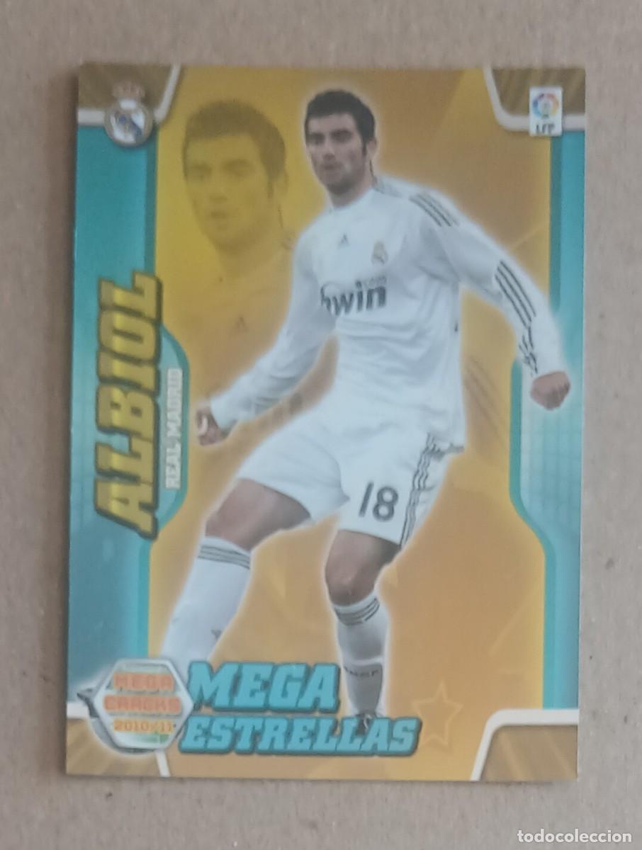 Cromos de f&uacute;tbol: CROMO n&ordm; 369 ALBIOL REAL MADRID MEGA ESTRELLAS MEGACRACKS 2010-2011 DE PANINI. Nuevo de sobre.