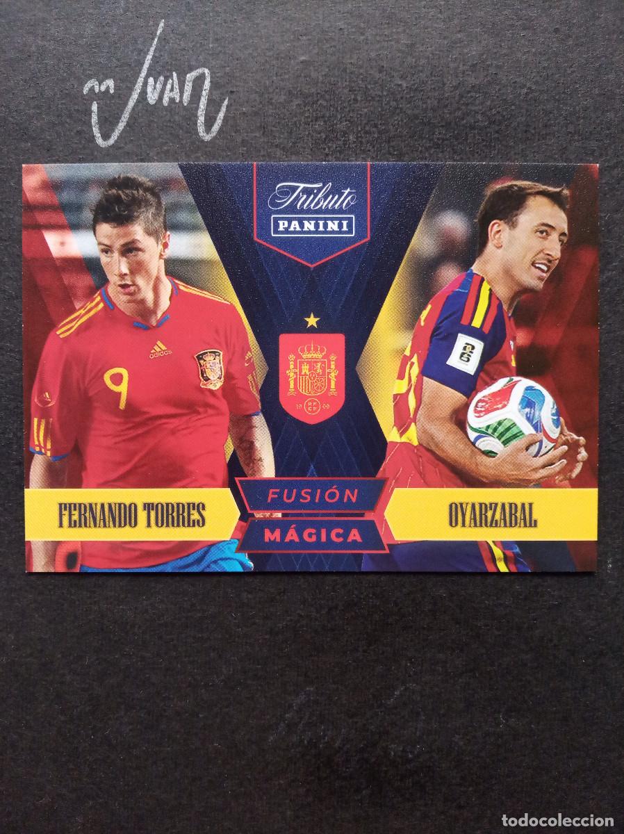 Cromos de f&uacute;tbol: N&ordm; 87 FERNANDO TORRES / OYARZABAL ESPA&Ntilde;A ⚽ PANINI &reg; TRIBUTO SELECCION ESPA&Ntilde;OLA 2026 MUNDIAL 2010
