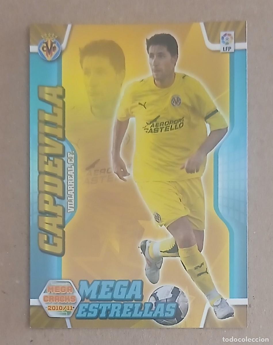 Cromos de f&uacute;tbol: CROMO n&ordm; 371 CAPDEVILA VILLARREAL MEGA ESTRELLAS MEGACRACKS 2010-2011 DE PANINI. Nuevo de sobre.