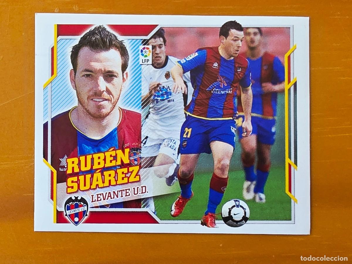 Cromos de f&uacute;tbol: 14 Rub&eacute;n Su&aacute;rez, Levante UD, Panini Ediciones Liga Este 2010 2011 10 11