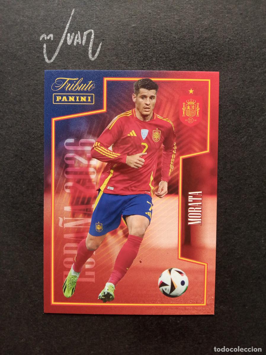 Cromos de f&uacute;tbol: N&ordm; 67 ALVARO MORATA ESPA&Ntilde;A ATLETICO MADRID ⚽ PANINI &reg; TRIBUTO SELECCION ESPA&Ntilde;OLA 2026 MUNDIAL 2010