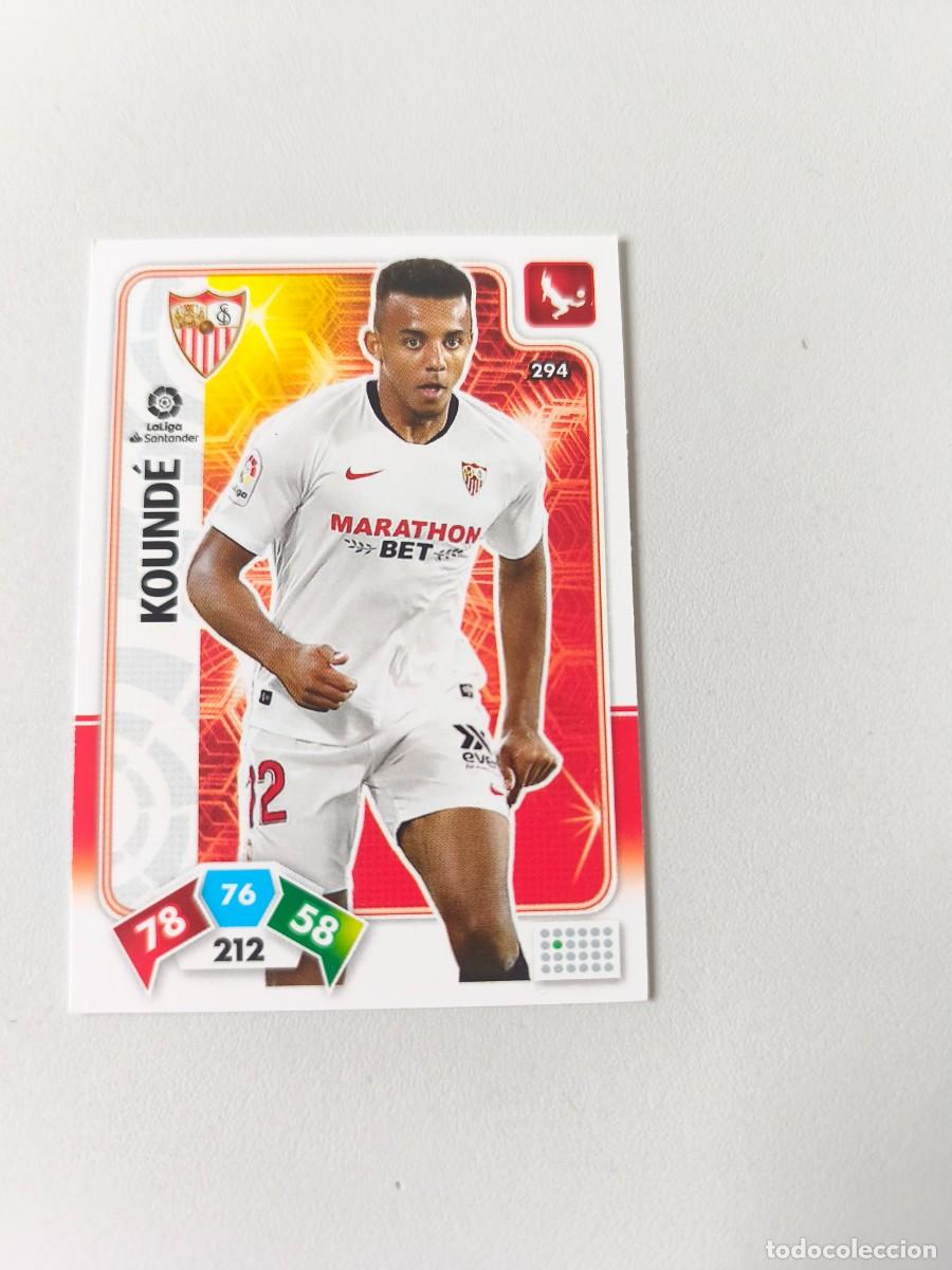 Cromos de f&uacute;tbol: ADRENALYN XL 2019 2020 19 20 KOUNDE SEVILLA 294 CJA1