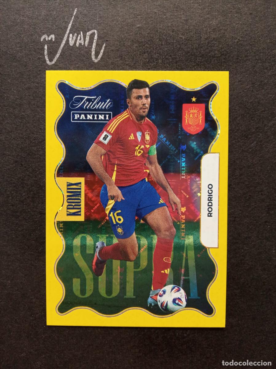 Cromos de f&uacute;tbol: KO 76 GOLD RODRIGO ESPA&Ntilde;A REAL MADRID ⚽PANINI &reg; TRIBUTO SELECCION ESPA&Ntilde;OLA 2025 2026 MUNDIAL 25 26