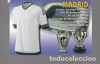 Cromos de f&uacute;tbol: CALENDARIO DE MADRID EDITO BO, N&ordm; 561 DEL A&Ntilde;O 2014 SIN CIRCULAR