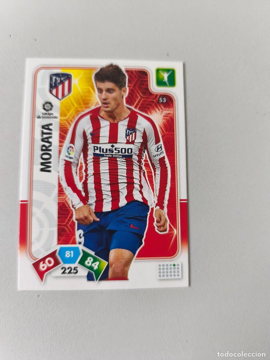 Cromos de f&uacute;tbol: ADRENALYN XL 2019 2020 19 20 ATLETICO DE MADRID MORATA 53 CJA1