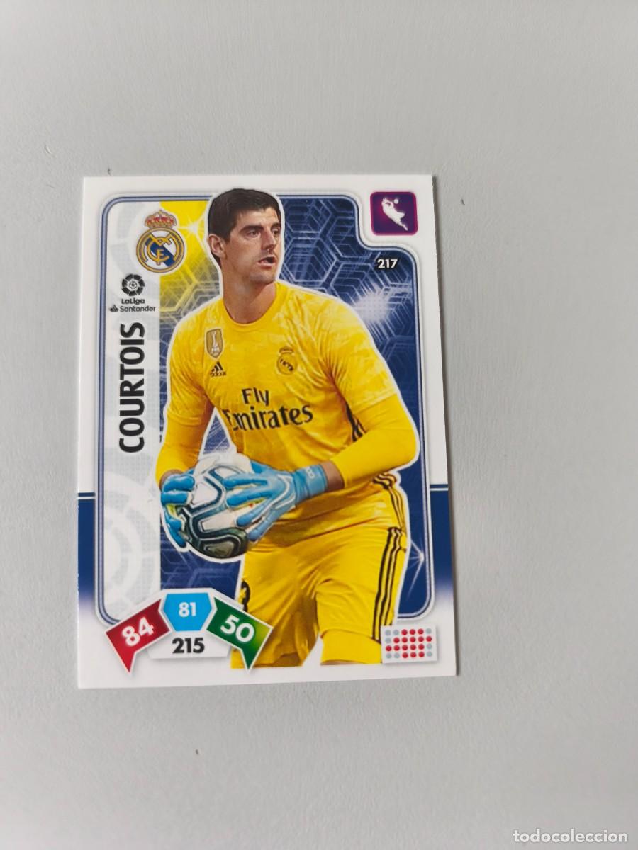 Cromos de f&uacute;tbol: ADRENALYN XL 2019 2020 19 20 REAL MADRID COURTOIS 217 CJA1
