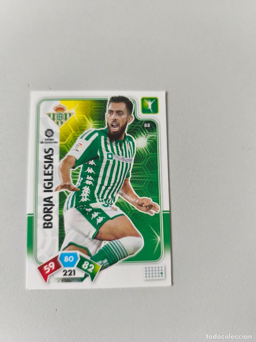 Cromos de f&uacute;tbol: ADRENALYN XL 2019 2020 19 20 BETIS BORJA IGLESIAS 88 CJA1