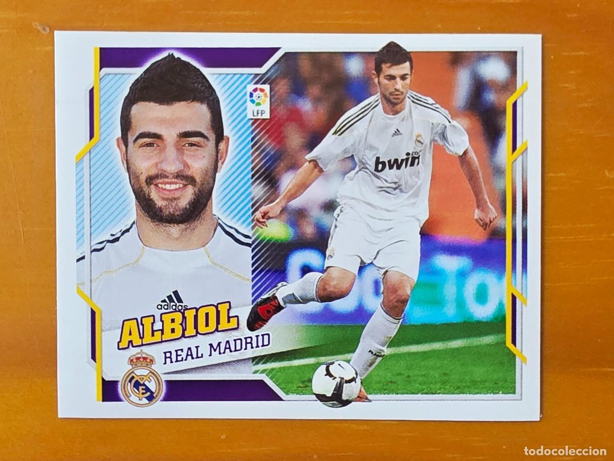 Cromos de f&uacute;tbol: 5 Ra&uacute;l Albiol, Real Madrid, Panini Ediciones Liga Este 2010 2011 10 11