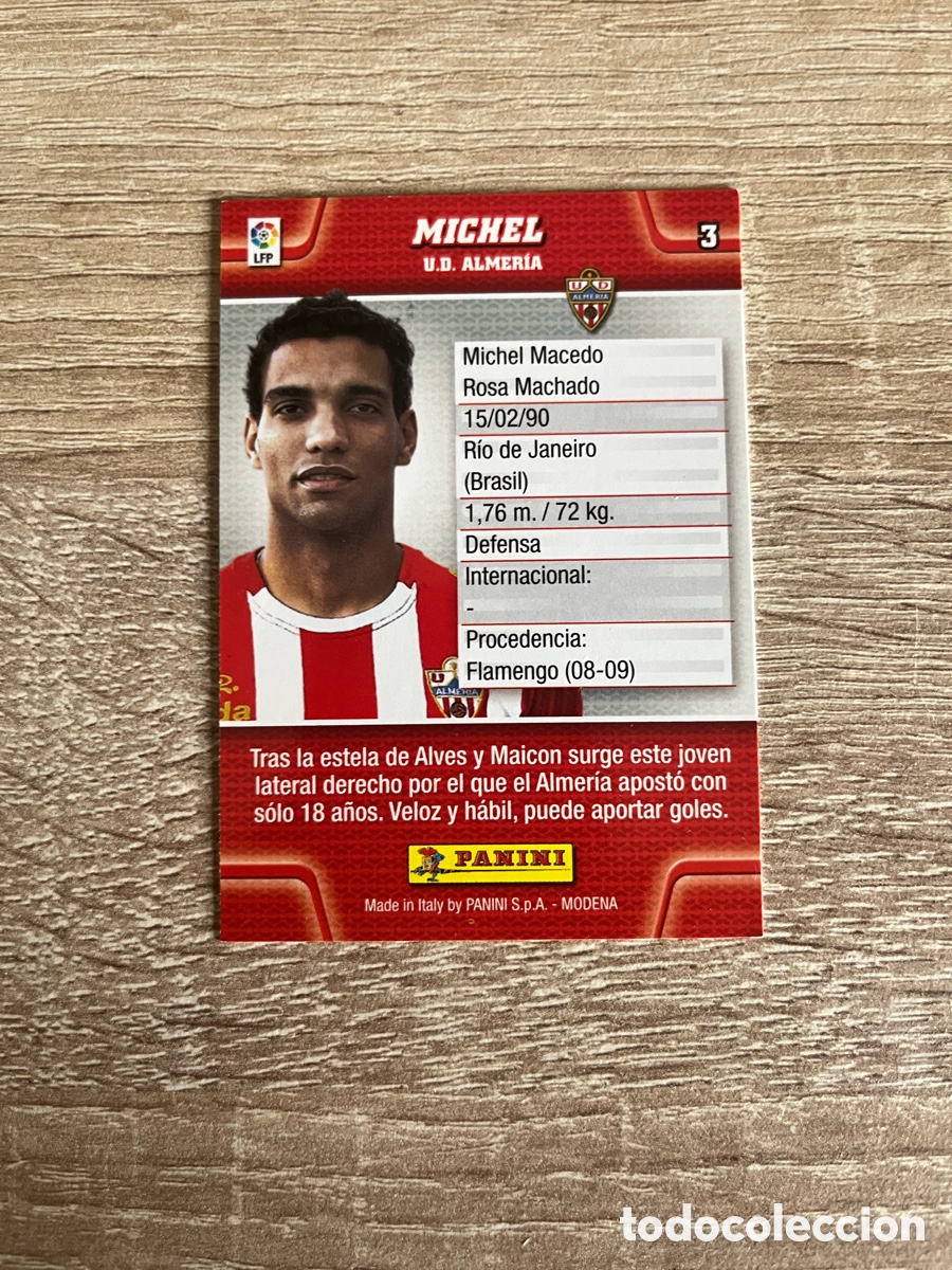 Fu&szlig;ball-Sticker: 3 M&Iacute;CHEL MEGACRACKS MGK 2010 2011 10 11 ALMER&Iacute;A