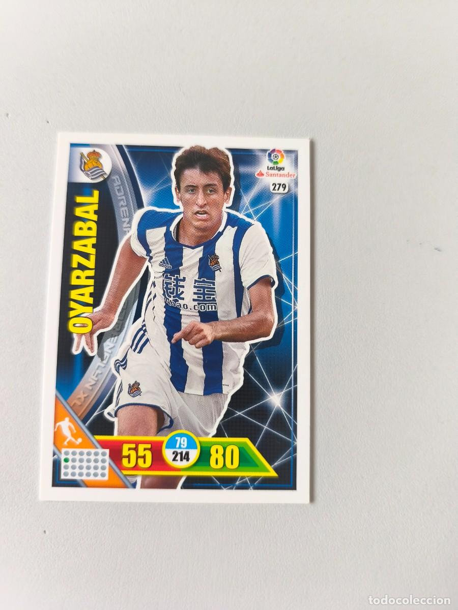 Cromos de f&uacute;tbol: ADRENALYN XL 2017 2016 16 17 REAL SOCIEDAD MIKEL OYARZABAL 279 CJA1