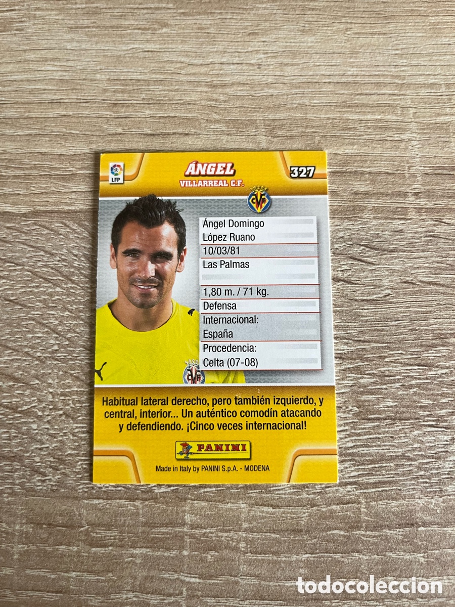 Cromos de f&uacute;tbol: 327 &Aacute;NGEL MEGACRACKS MGK 2010 2011 10 11 VILLARREAL