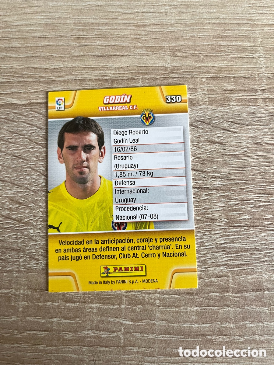 Cromos de f&uacute;tbol: 330 GODIN MEGACRACKS MGK 2010 2011 10 11 VILLARREAL