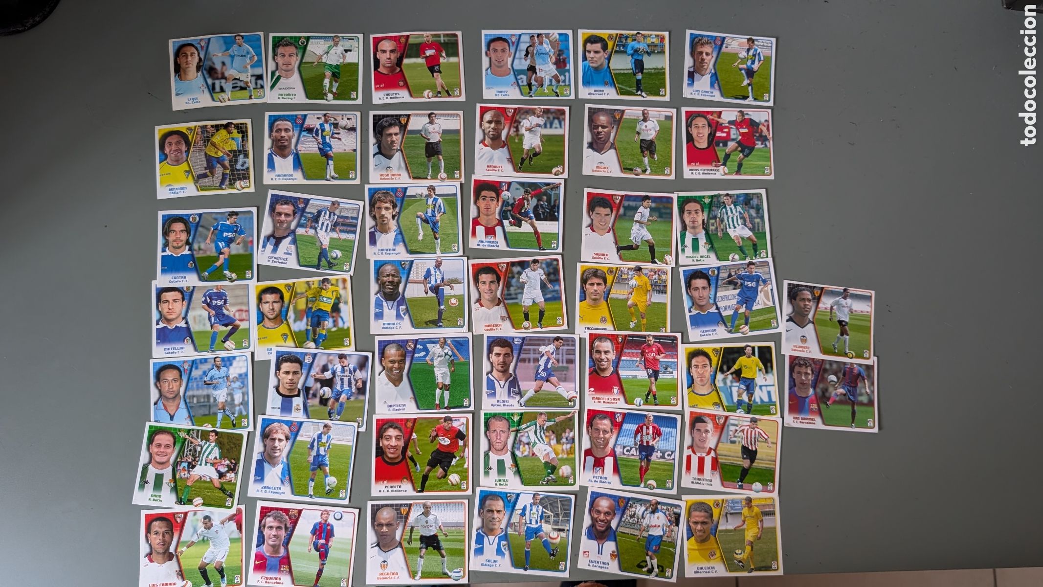 Cromos de f&uacute;tbol: LOTE 44 FICHAJES DIFERENTES HAY DIF&Iacute;CILES LIGA ESTE 2005/06 05 06 NUNCA PEGADOS SIN PEGAR