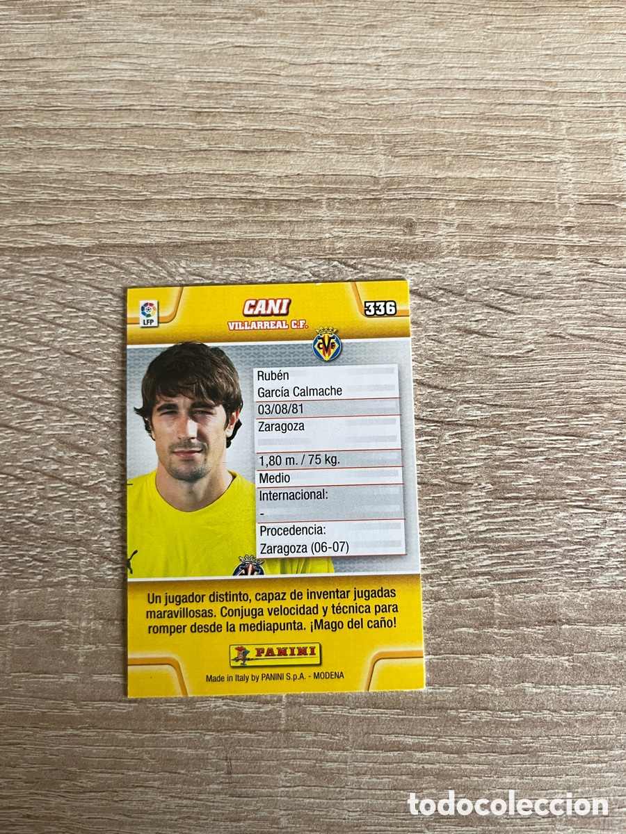 Cromos de f&uacute;tbol: 336 CANI MEGACRACKS MGK 2010 2011 10 11 VILLARREAL