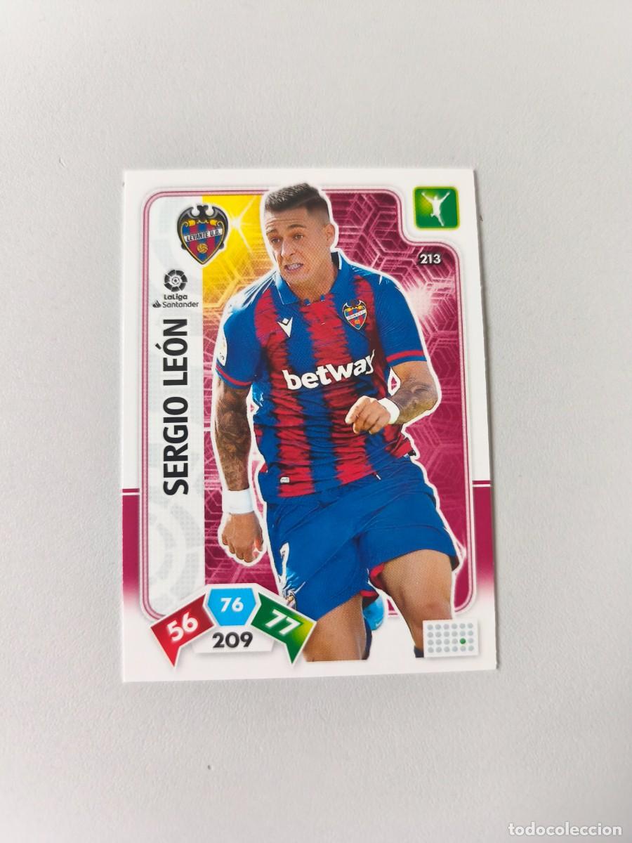 Cromos de f&uacute;tbol: ADRENALYN XL 2019 2020 19 20 LEVANTE SERGIO LE&Oacute;N 213 CJA1