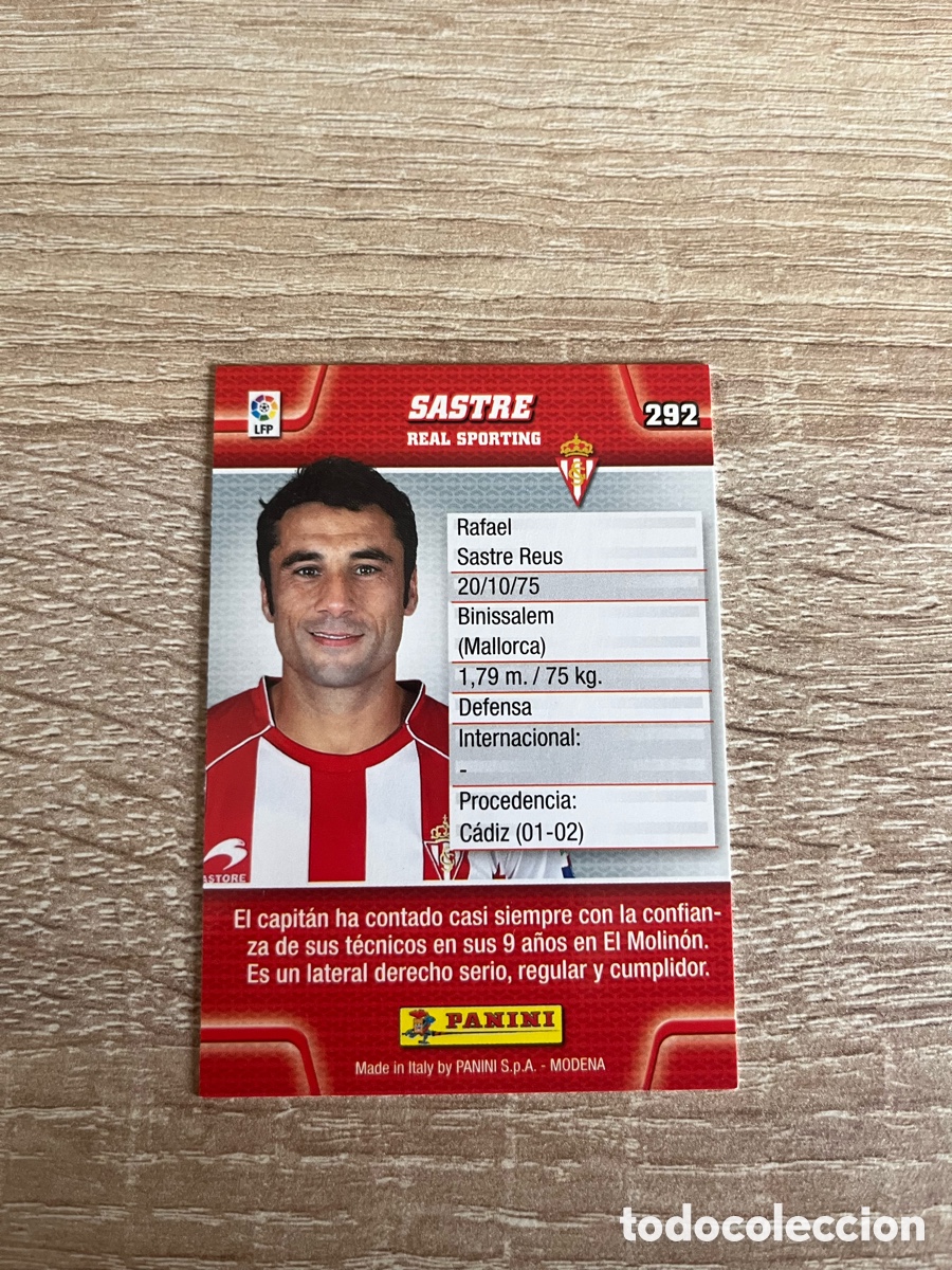 Cromos de f&uacute;tbol: 292 SASTRE MEGACRACKS MGK 2010 2011 10 11 REAL SPORTING DE GIJ&Oacute;N