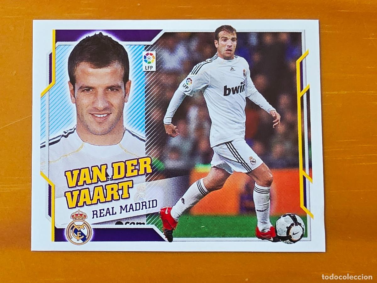 Cromos de f&uacute;tbol: 11 A Rafael Van der Vaart, baja Real Madrid, Panini Ediciones Liga Este 2010 2011 10 11