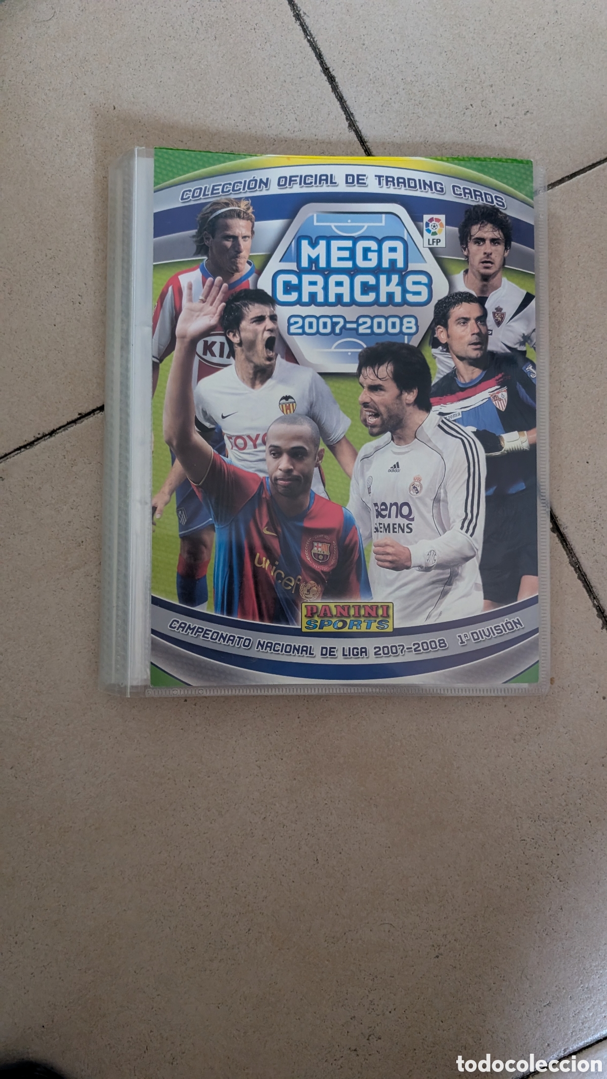 Fu&szlig;ball-Sticker: ARCHIVADOR VACIO MEGACRACKS LIGA 2007/08 07 08 PANINI SIN CROMOS