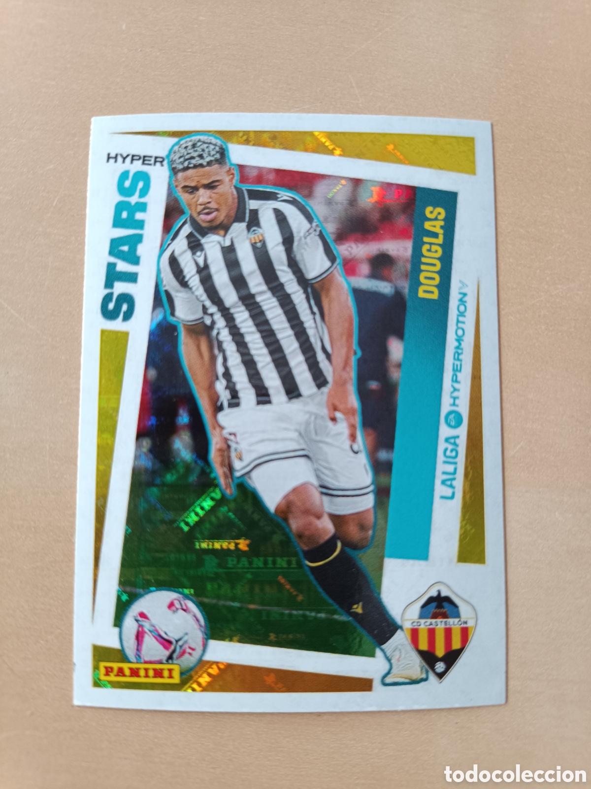 Figurine di Calcio: CROMO DOUGLAS CASTELL&Oacute;N HYPER STARS LIGA HYPERMOTION 2024 2025 24 25 431