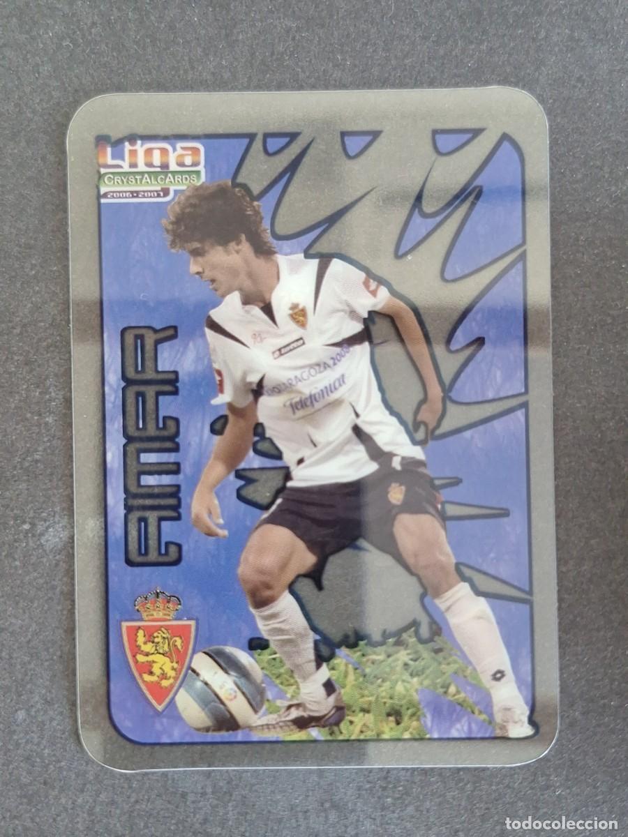Figurine di Calcio: L1 AIMAR REAL ZARAGOZA 194 MUNDICROMO CRYSTALCARDS LIGA 2006 2007 06 07