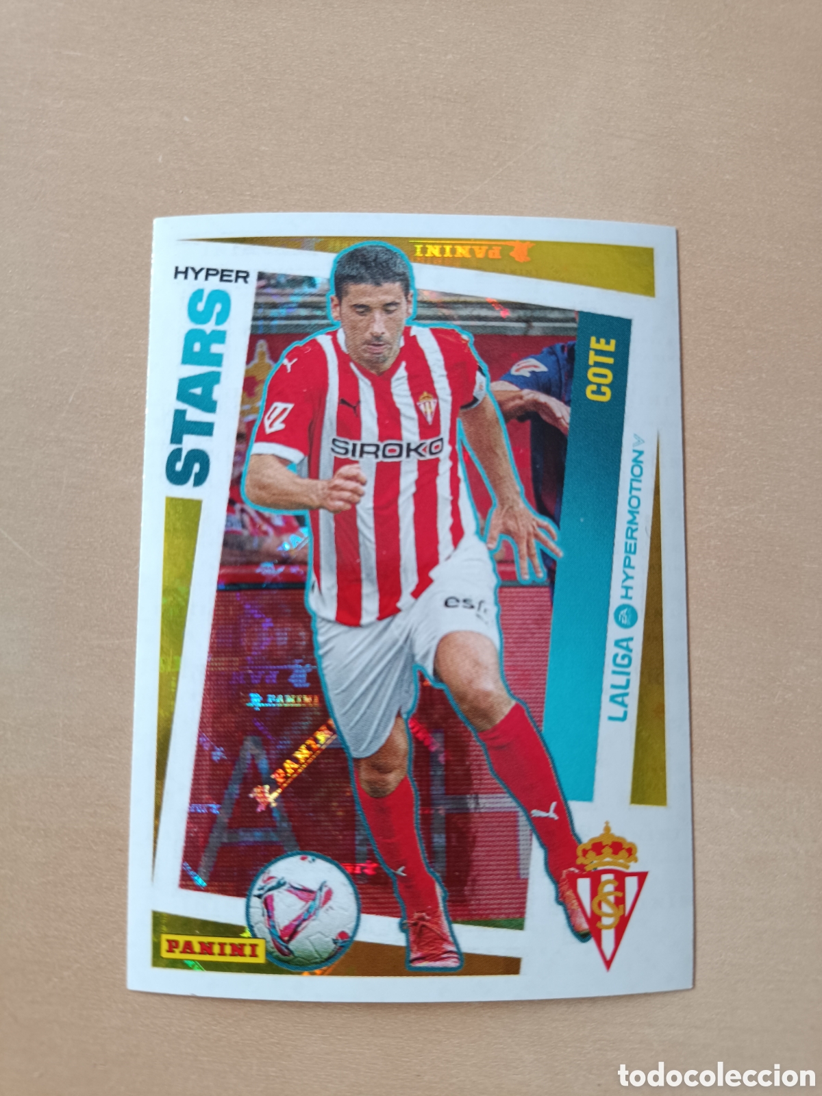 Fu&szlig;ball-Sticker: CROMO COTE SPORTING DE GIJ&Oacute;N HYPER STARS LIGA HYPERMOTION 2024 2025 24 25 429