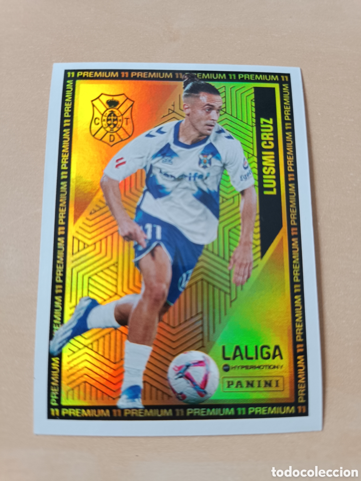 Cromos de f&uacute;tbol: CROMO PREMIUM LUISMI CRUZ TENERIFE LIGA HYPERMOTION 2024 2025 24 25 24 25