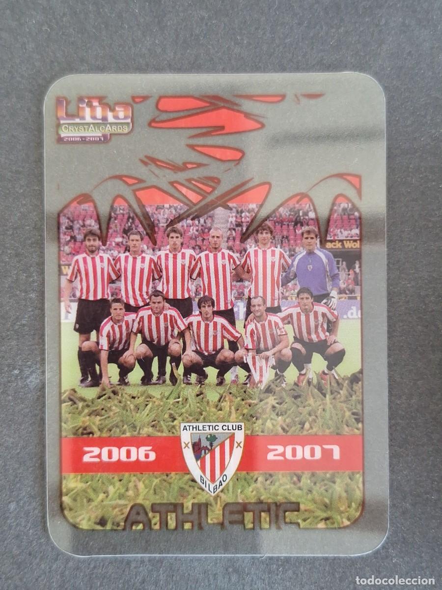 Cromos de f&uacute;tbol: L1 EQUIPO ALINEACION ATHLETIC CLUB DE BILBAO 200 MUNDICROMO CRYSTALCARDS LIGA 2006 2007 06 07