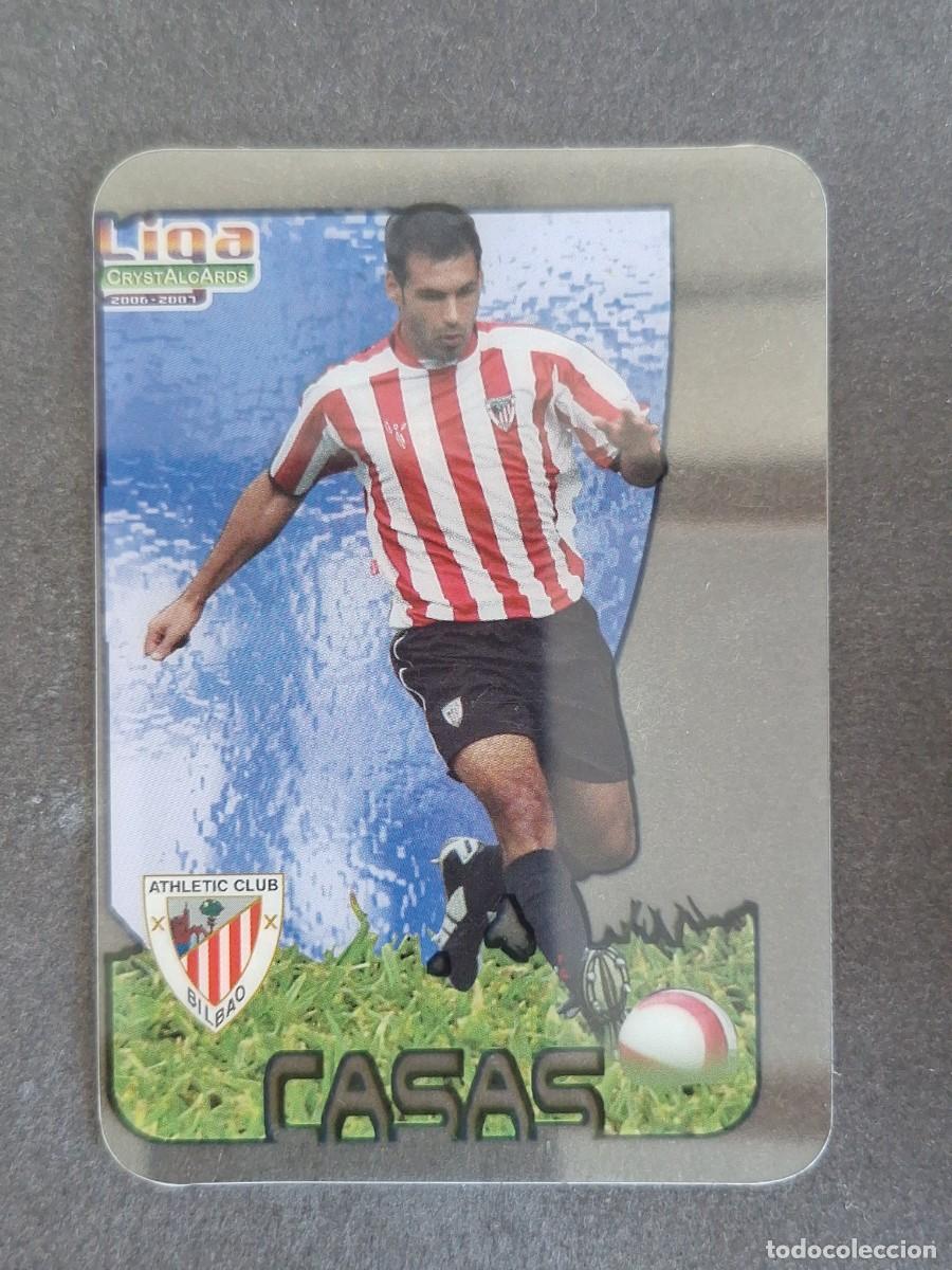 Cromos de f&uacute;tbol: L1 CASAS ATHLETIC CLUB DE BILBAO 202 MUNDICROMO CRYSTALCARDS LIGA 2006 2007 06 07