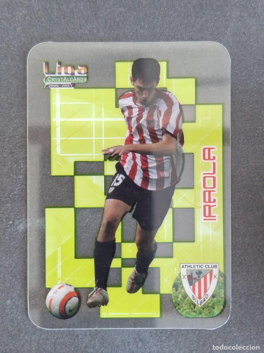 Cromos de f&uacute;tbol: L1 IRAOLA ATHLETIC CLUB DE BILBAO 211 MUNDICROMO CRYSTALCARDS LIGA 2006 2007 06 07