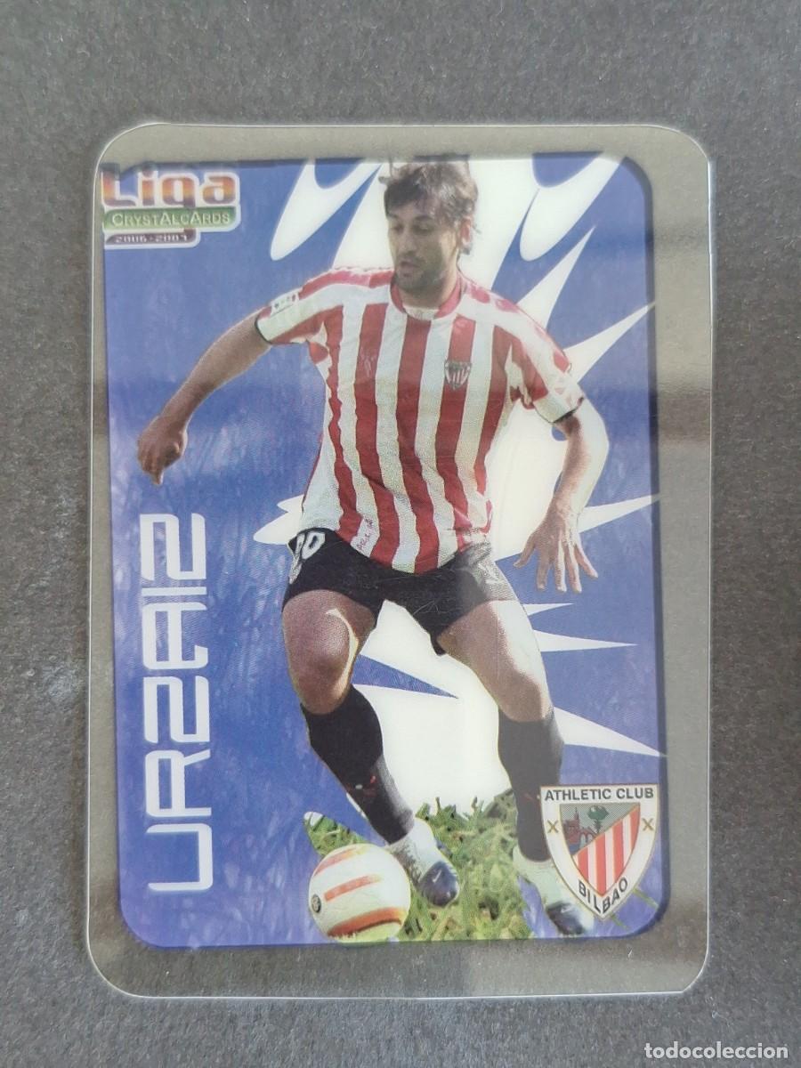 Cromos de f&uacute;tbol: L1 URZAIZ ATHLETIC CLUB DE BILBAO 214 MUNDICROMO CRYSTALCARDS LIGA 2006 2007 06 07